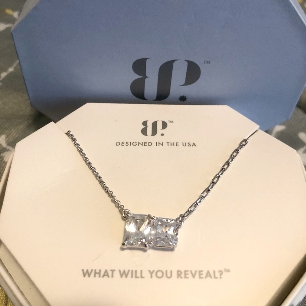 Bomb Party RBP5501 Something On Your Diamond Cubic Zirconia Rhodium Plating